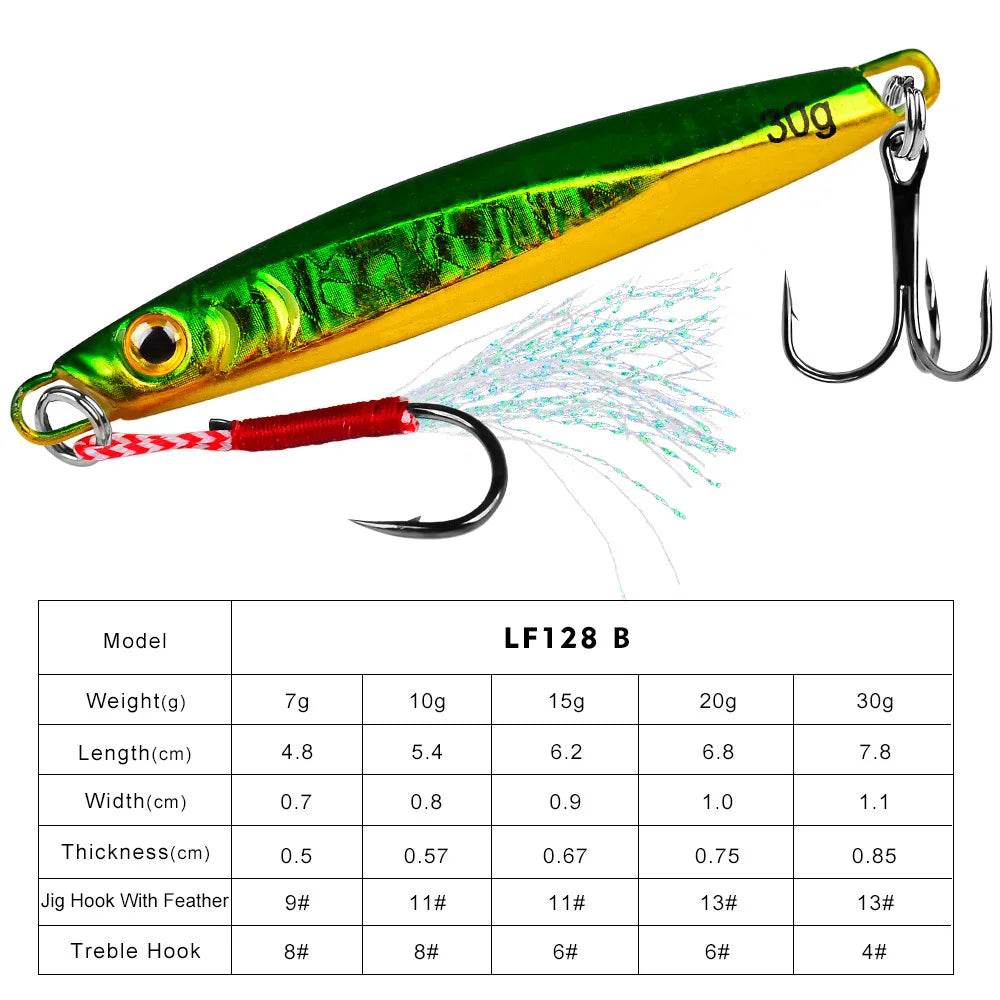 PROBEROS Japen Metal Cast Jig Spoon - Fish & Cheaps | Fishing & Outdoor Gear