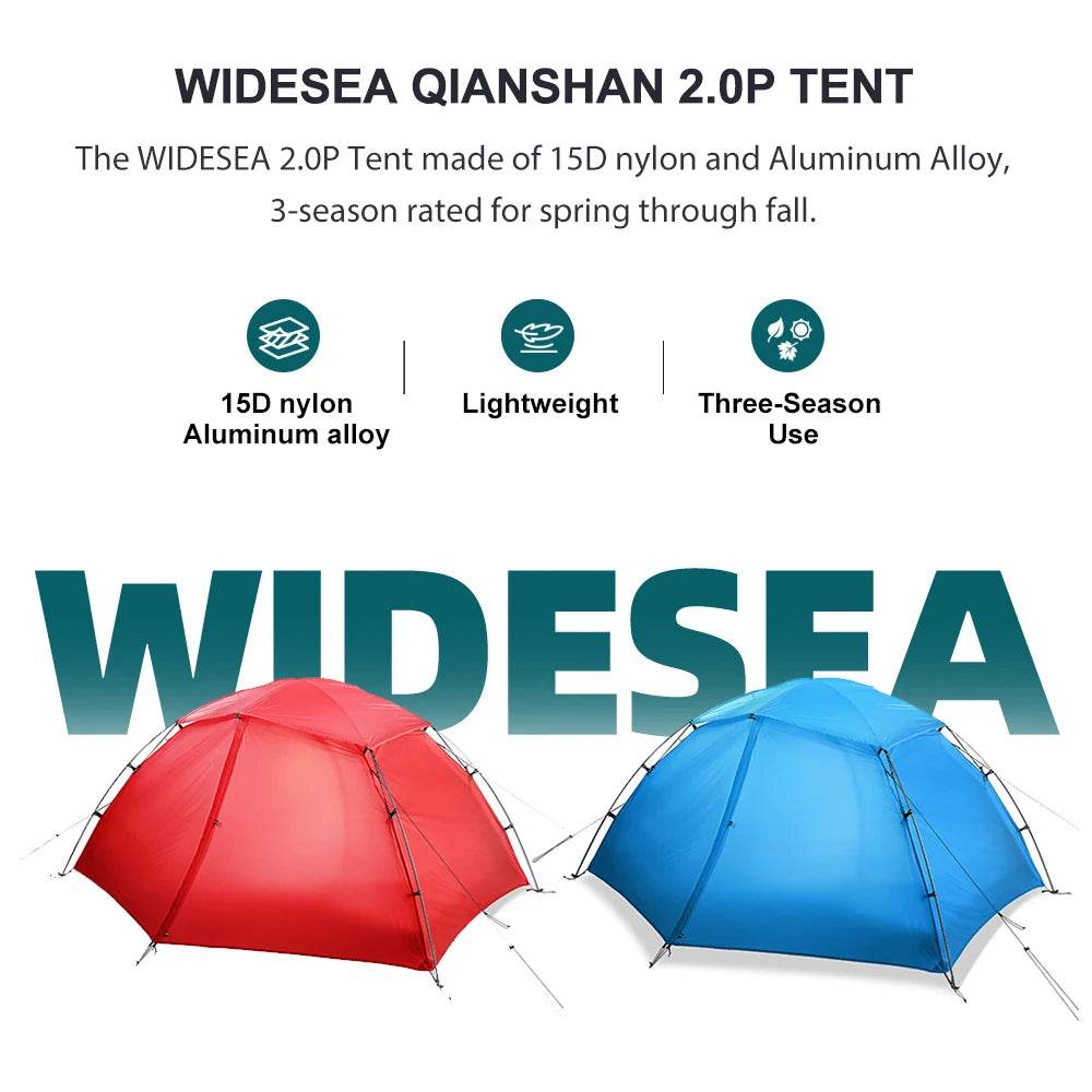 Widesea Ultralight 2-Person Trekking Tent - Fish & Cheaps | Fishing & Outdoor Gear