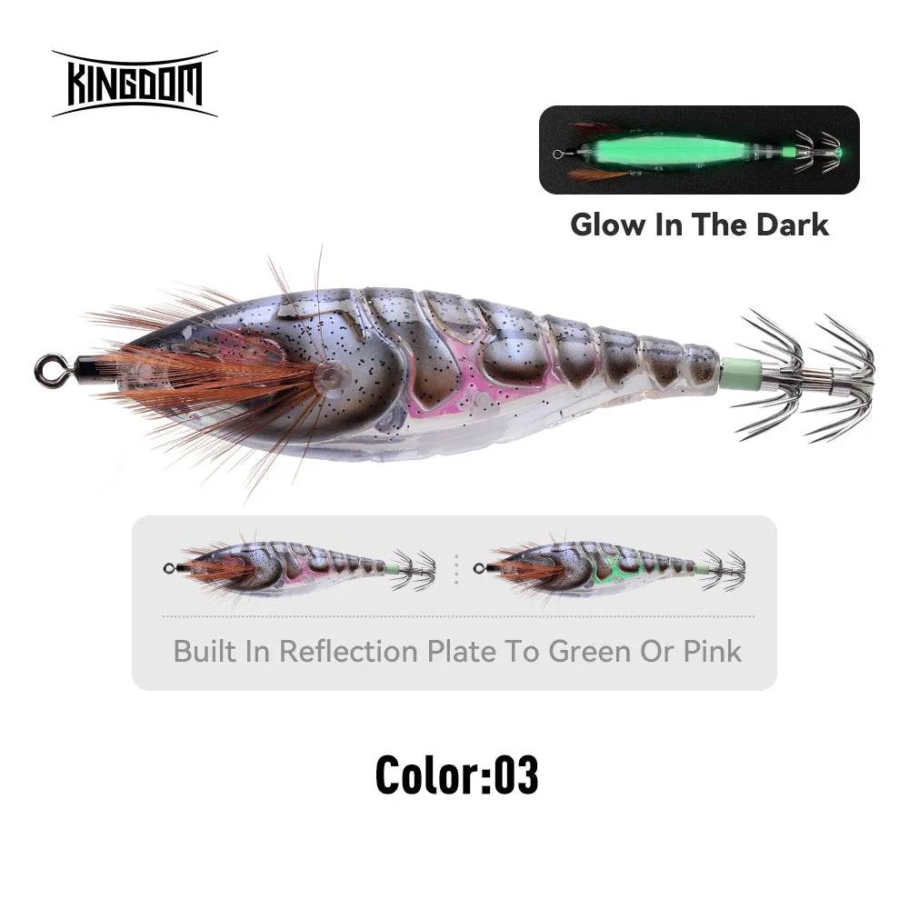 Kingdom EGIKING Luminous Squid Jigs - Fish & Cheaps | Fishing & Outdoor Gear