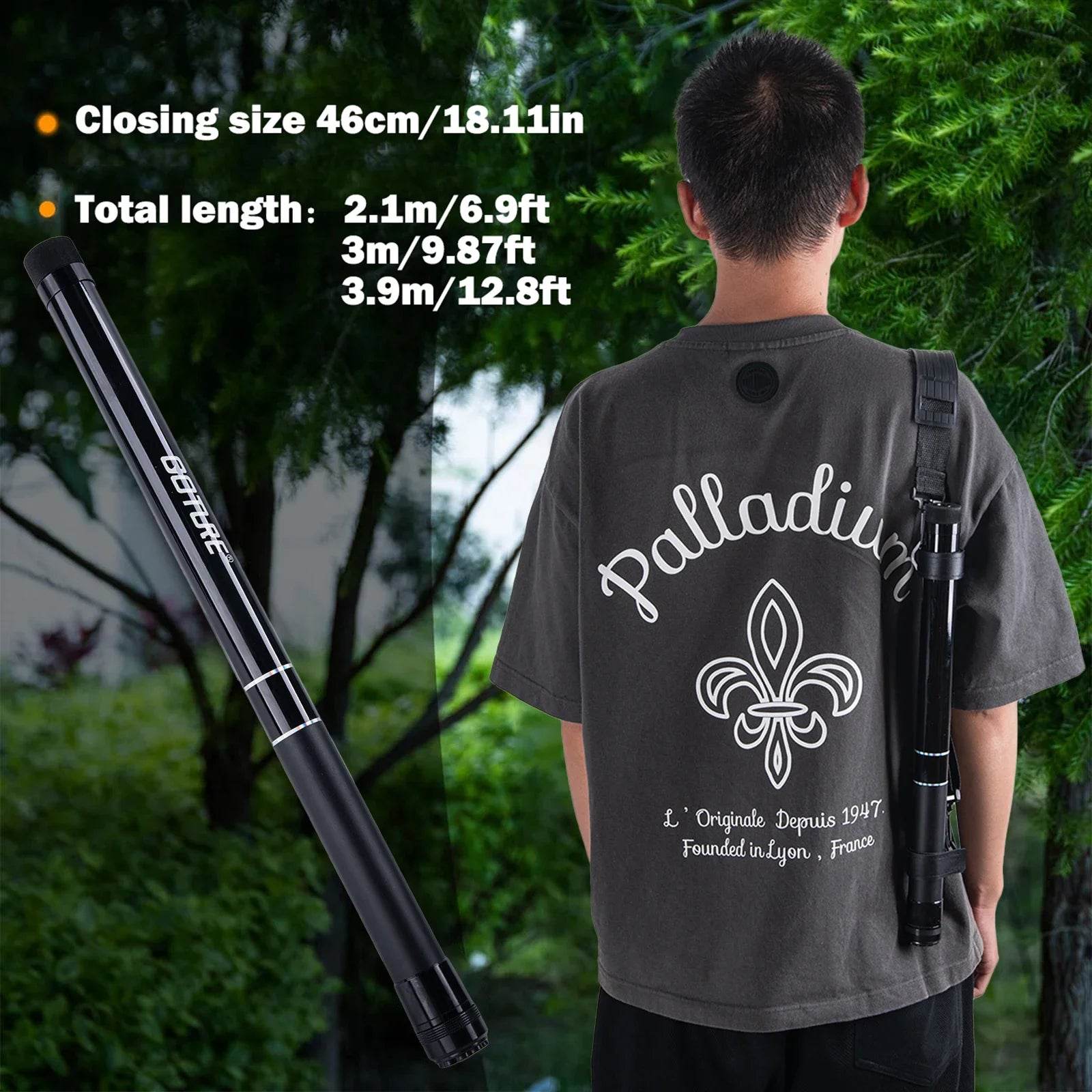 Goture Telescopic Landing Net Pole - Fish & Cheaps | Fishing & Outdoor Gear