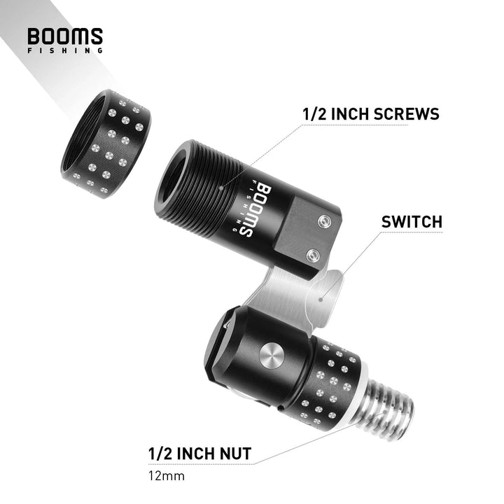 Booms Fishing TM1 Net Rod Connector – Universal Adapter - Fish & Cheaps | Fishing & Outdoor Gear
