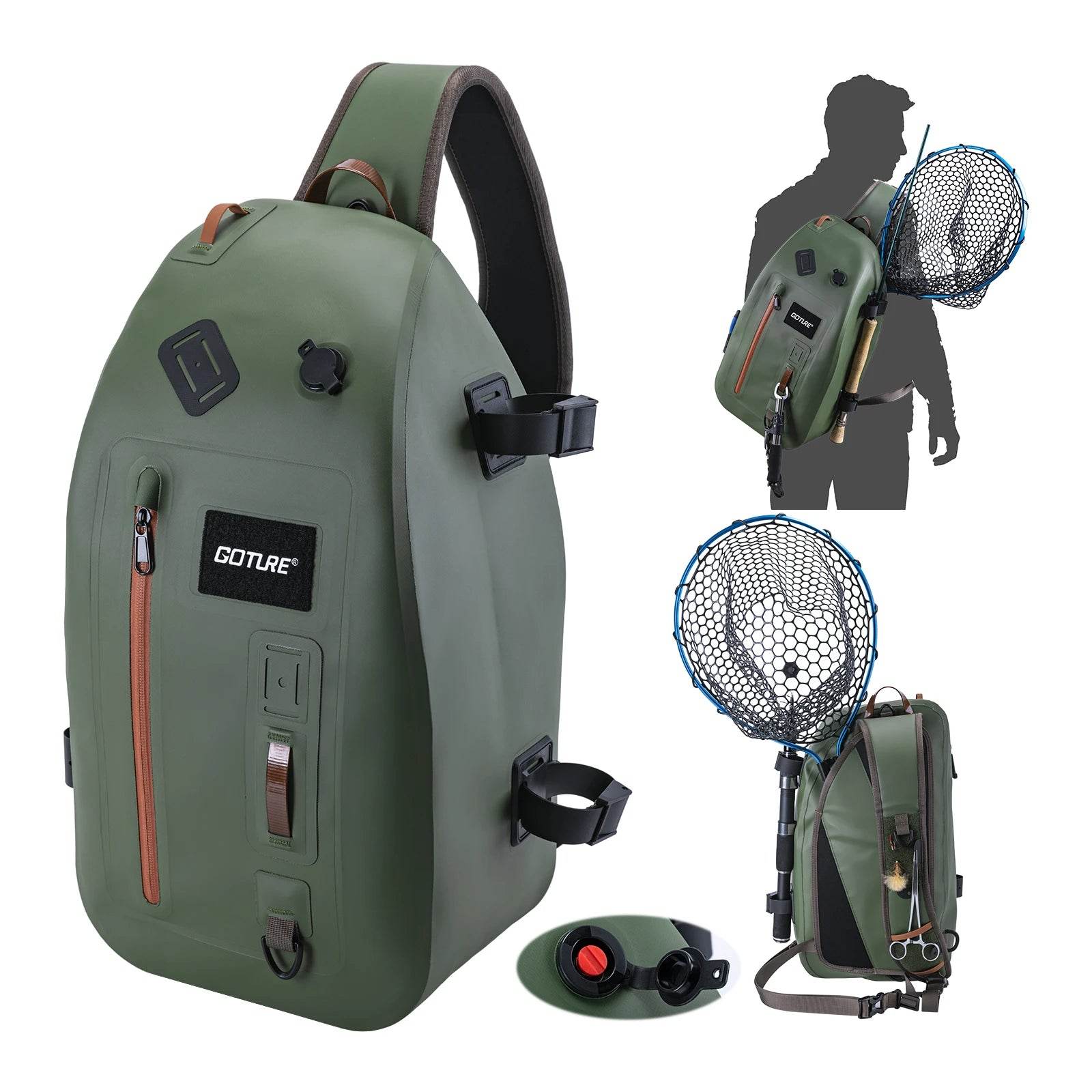 Goture IPX8 Waterproof Fishing Dry Backpack - Fish & Cheaps | Fishing & Outdoor Gear