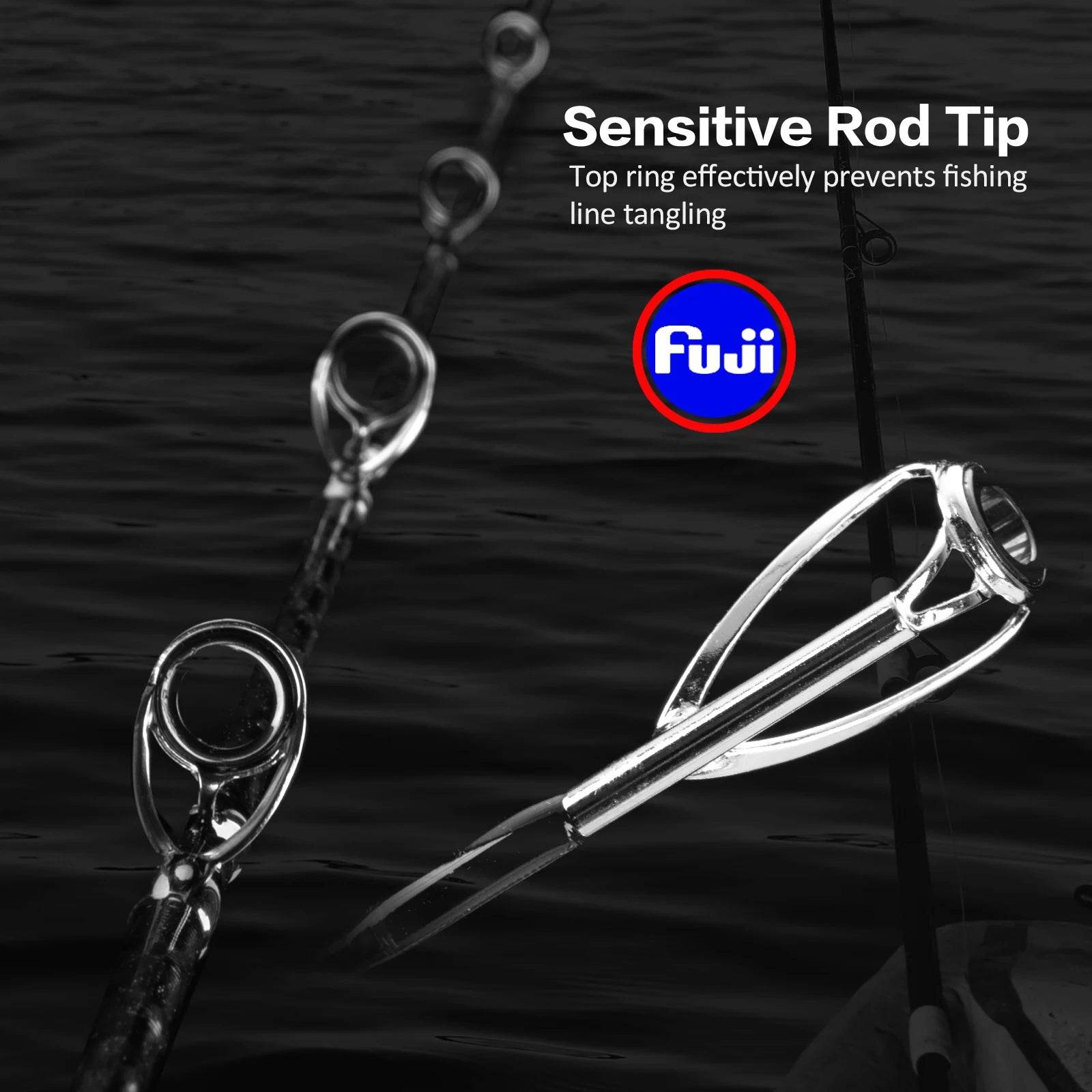 Goture POLLUX Slow Jigging Rod – Fuji Guide, Ultralight Carbon - Fish & Cheaps | Fishing & Outdoor Gear