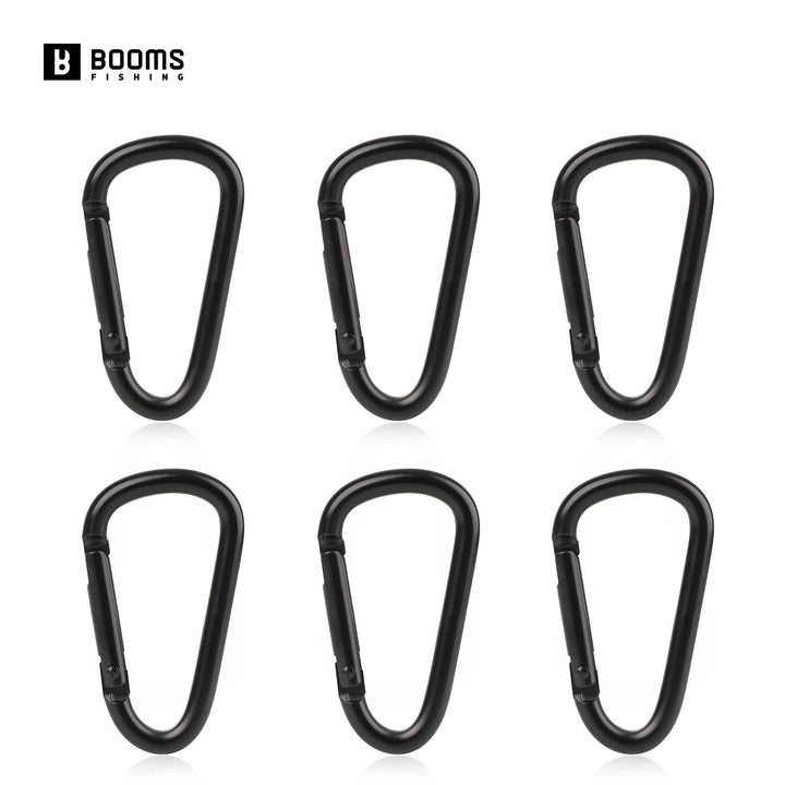 Booms Fishing CC2 Clip Set – 6-Pack Aluminium Mini Carabiners - Fish & Cheaps | Fishing & Outdoor Gear