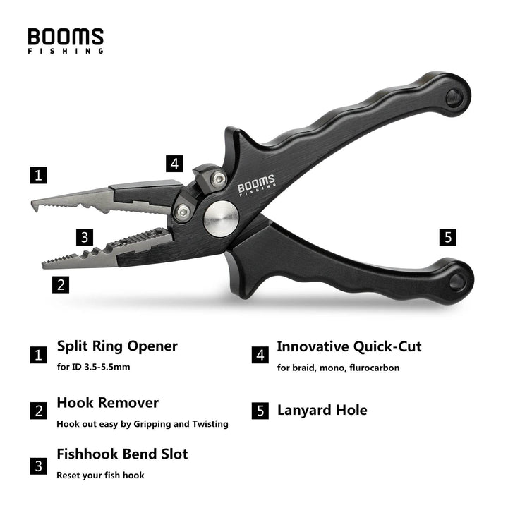 Booms X07 Aluminium Fishing Pliers - Fish & Cheaps | Fishing & Outdoor Gear
