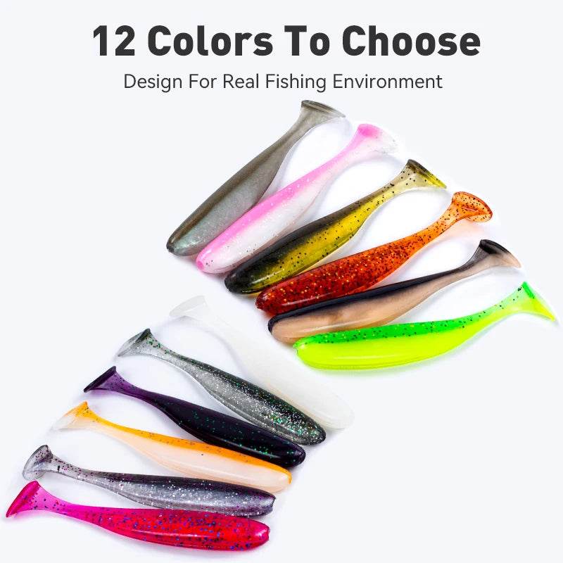 KINGDOM Soft Silicone Lures – Lifelike Swimbaits Pack - Fish & Cheaps | Fishing & Outdoor Gear