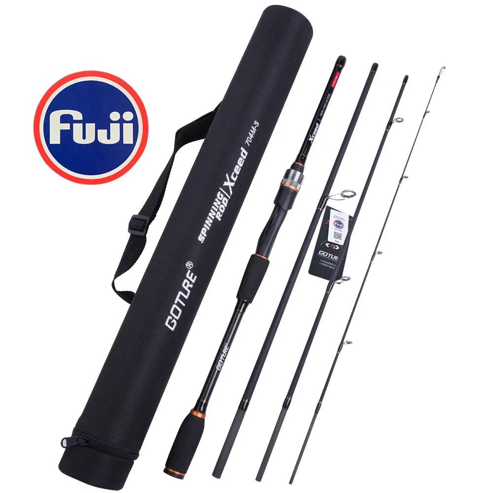 Goture Xceed II Travel Rod – UltraLight 4-Piece Precision - Fish & Cheaps | Fishing & Outdoor Gear