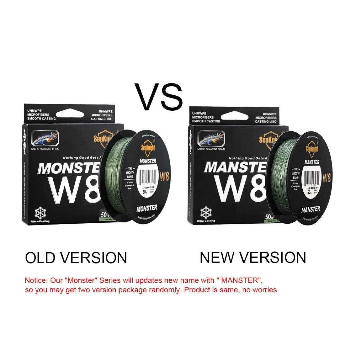 MONSTER/MANSTER 8 Weaves Braided PE Line - Fish & Cheaps | Fishing & Outdoor Gear