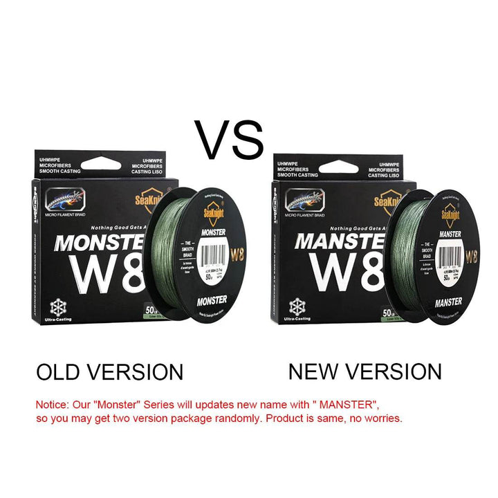 MONSTER/MANSTER 8 Weaves Braided PE Line - Fish & Cheaps | Fishing & Outdoor Gear