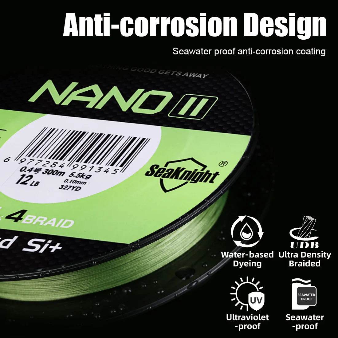 SeaKnight NANO II Braided Fishing Line - Fish & Cheaps | Fishing & Outdoor Gear