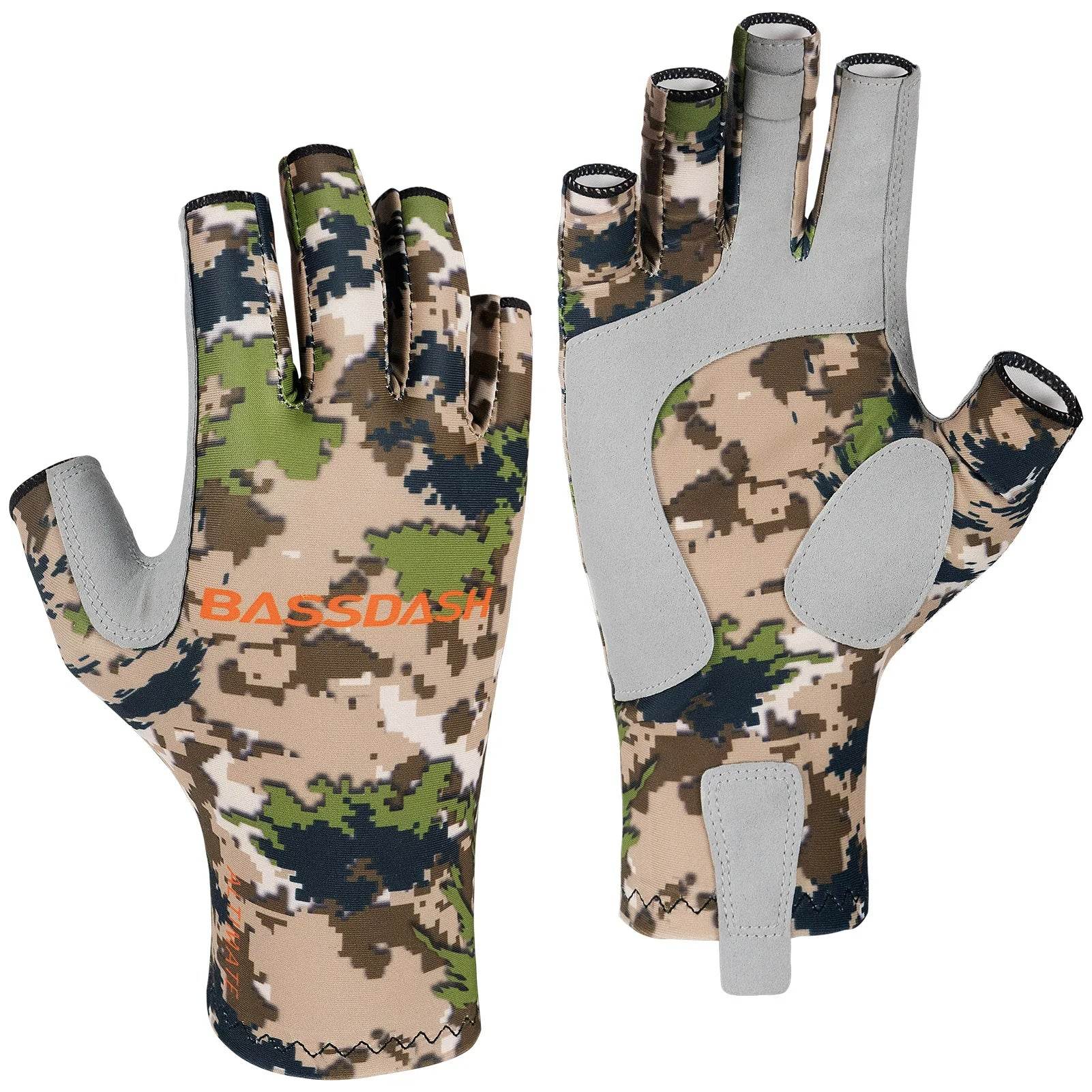 Bassdash ALTIMATE Sun Protection Fingerless Fishing Gloves - Fish & Cheaps | Fishing & Outdoor Gear