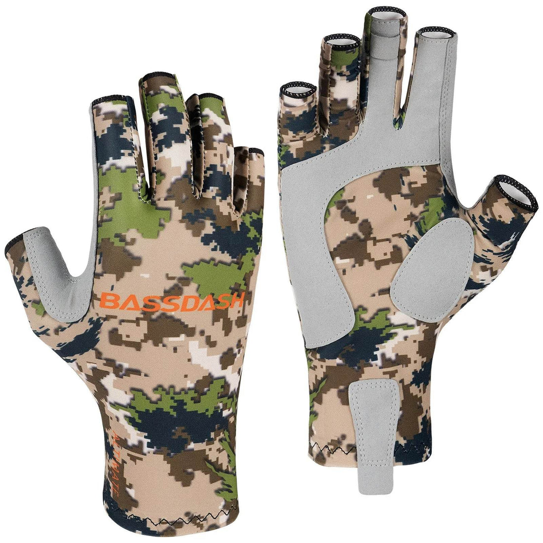 Bassdash ALTIMATE Sun Protection Fingerless Fishing Gloves - Fish & Cheaps | Fishing & Outdoor Gear