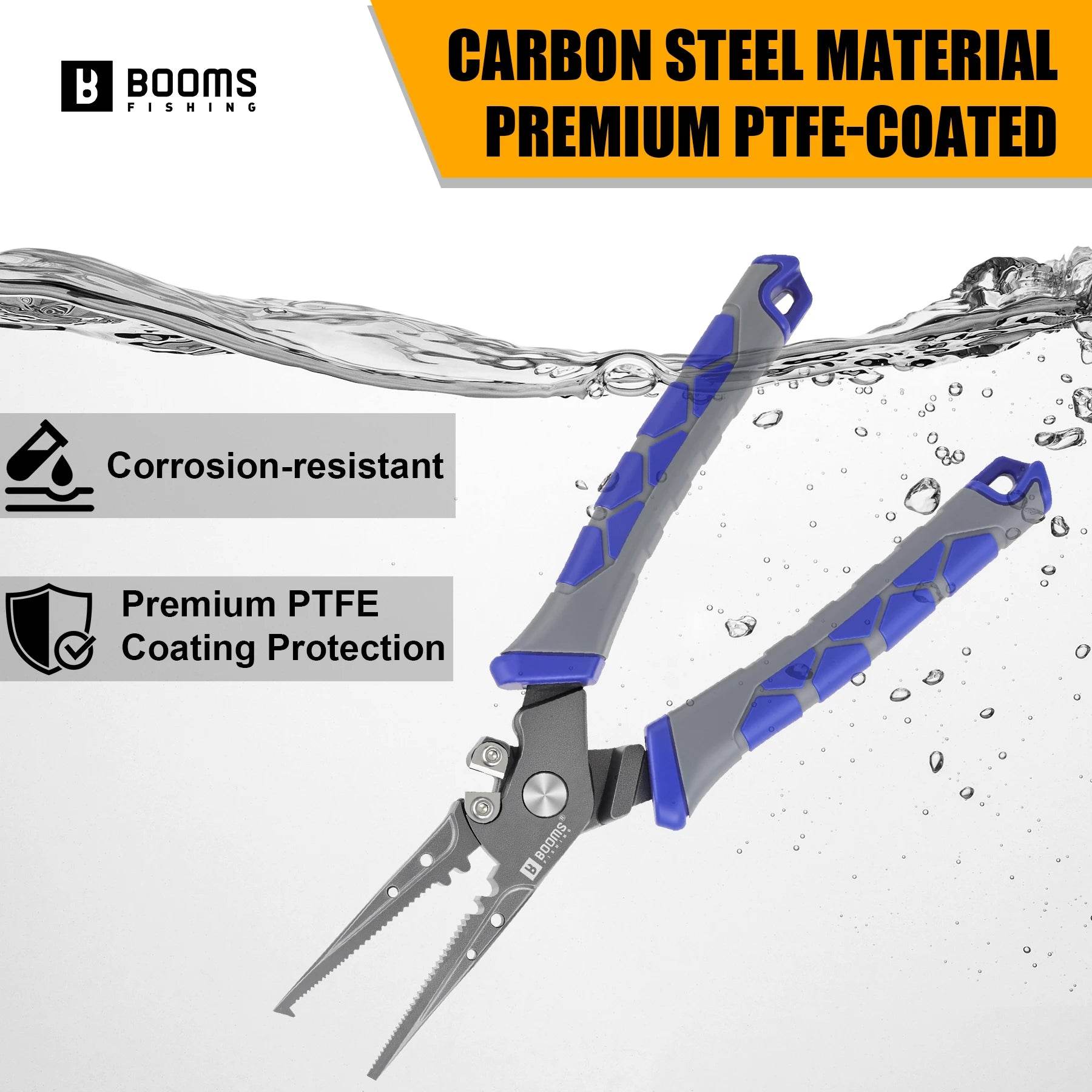 Booms Fishing XW15 Carbon Steel Pliers - Fish & Cheaps | Fishing & Outdoor Gear