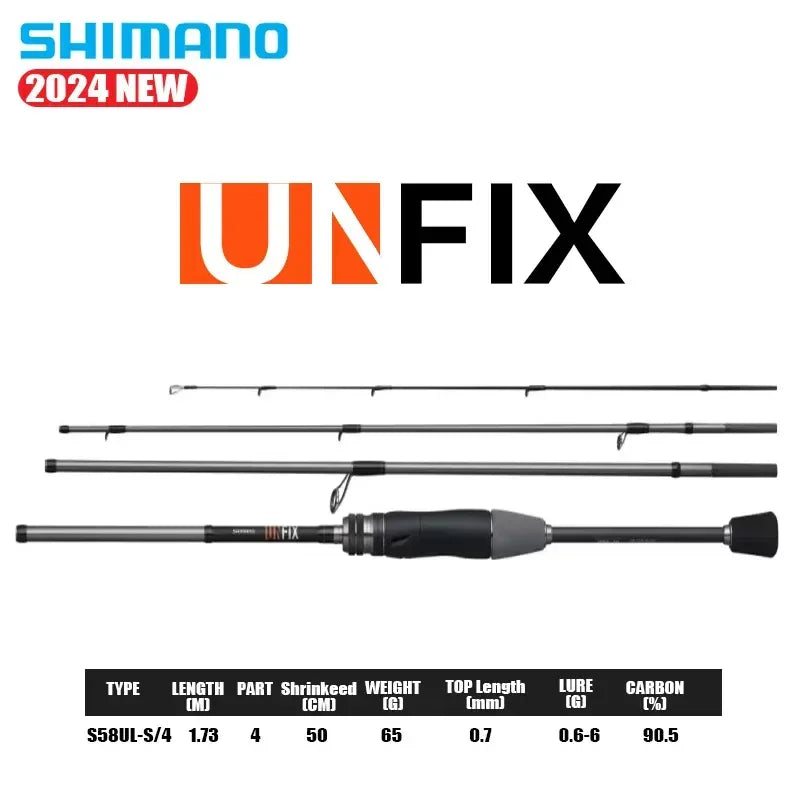 SHIMANO UNFIX Portable Spinning/Casting Rod - Fish & Cheaps | Fishing & Outdoor Gear