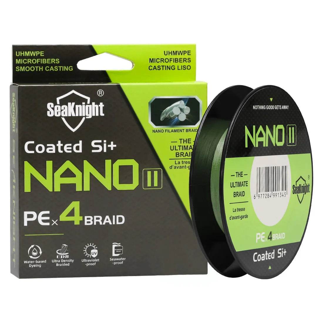 SeaKnight NANO II 4 Strand PE Braided Line - Fish & Cheaps | Fishing & Outdoor Gear