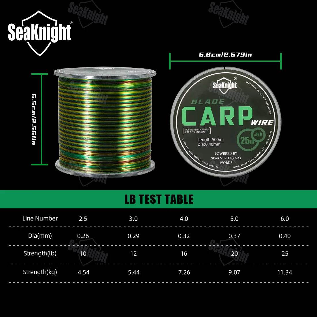 SeaKnight BALDE CARP NT40 Mono Line - Fish & Cheaps | Fishing & Outdoor Gear