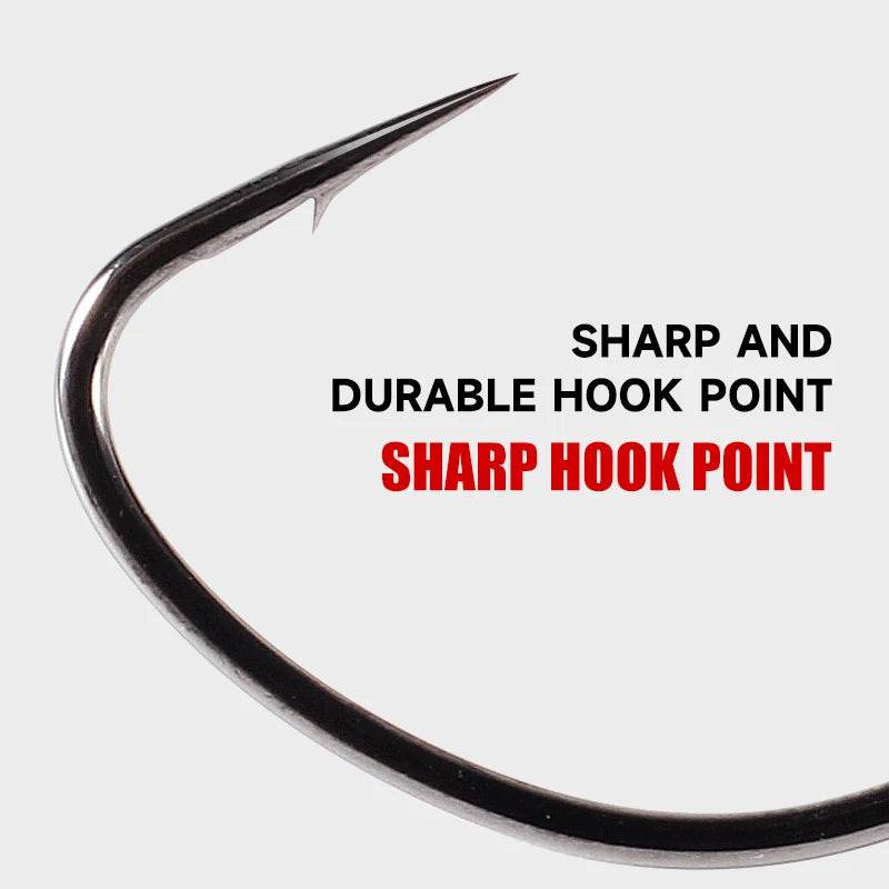 SUPERCONTINENT Wide Super Lock Soft Worm Hooks - Fish & Cheaps | Fishing & Outdoor Gear