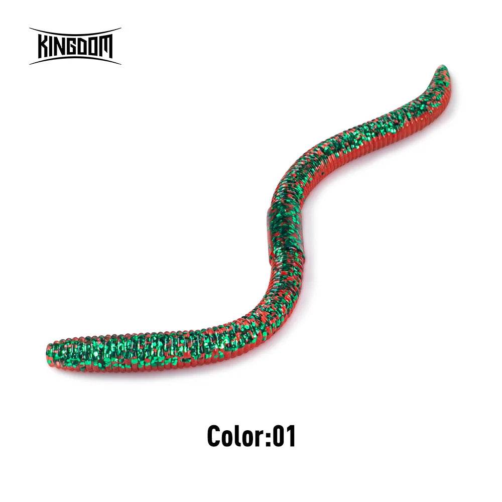 Kingdom Earthworm Soft Lure – Lifelike Precision Fishing Bait - Fish & Cheaps | Fishing & Outdoor Gear