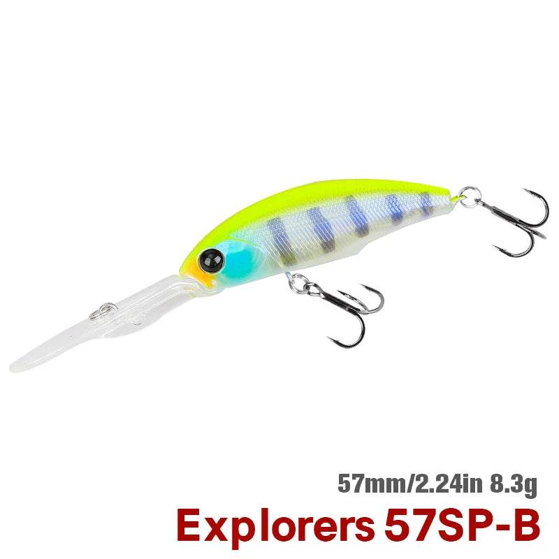 TSURINOYA 57SP Deep Dive Suspending Minnow - Fish & Cheaps | Fishing & Outdoor Gear