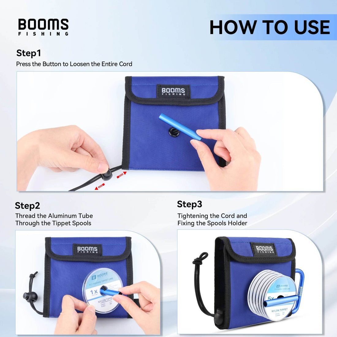 Booms SH2 Tackle Bag – 10 Pocket Lure and Line Wallet - Fish & Cheaps | Fishing & Outdoor Gear