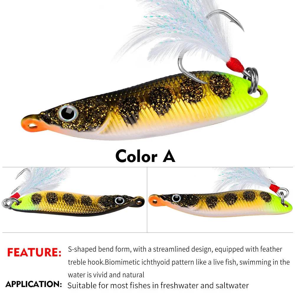 PROBEROS Metal VIB Spinner Spoon Lure - Fish & Cheaps | Fishing & Outdoor Gear