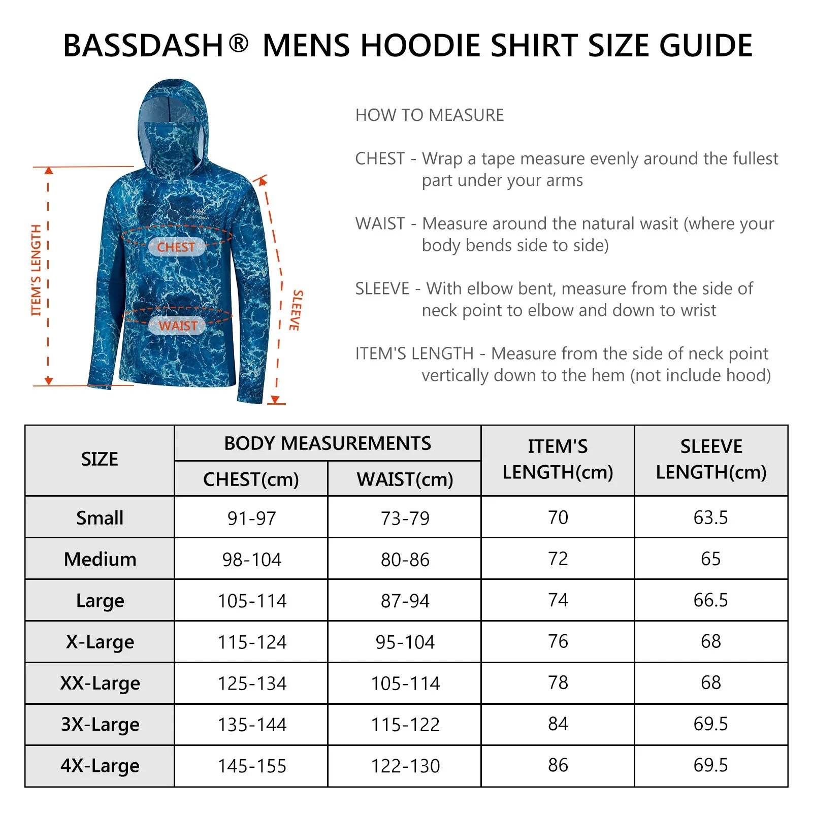 Bassdash Camo UPF 50+ Hoodie Shirt - Fish & Cheaps | Fishing & Outdoor Gear