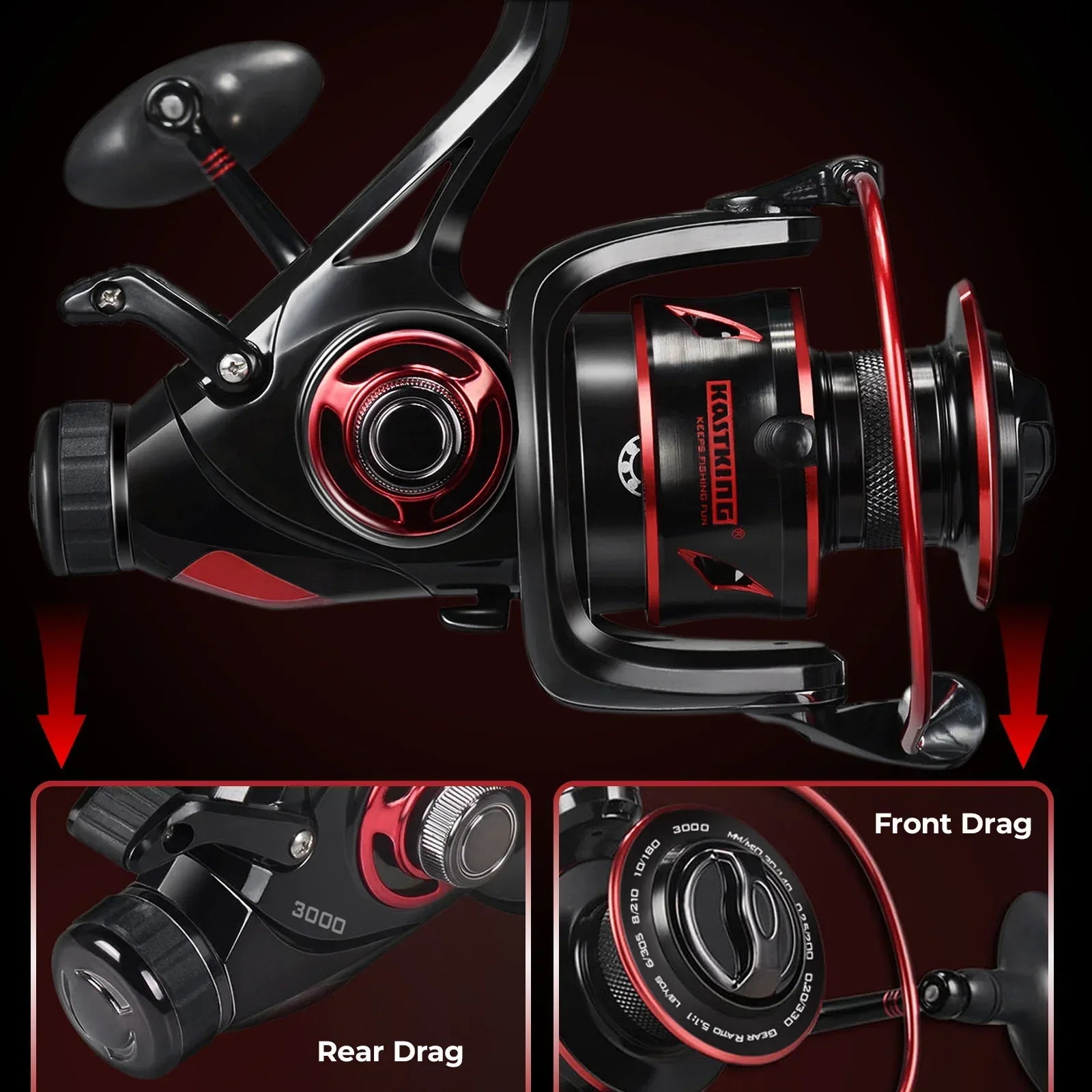 KastKing Sharky Baitfeeder III Spinning Reel - Fish & Cheaps | Fishing & Outdoor Gear