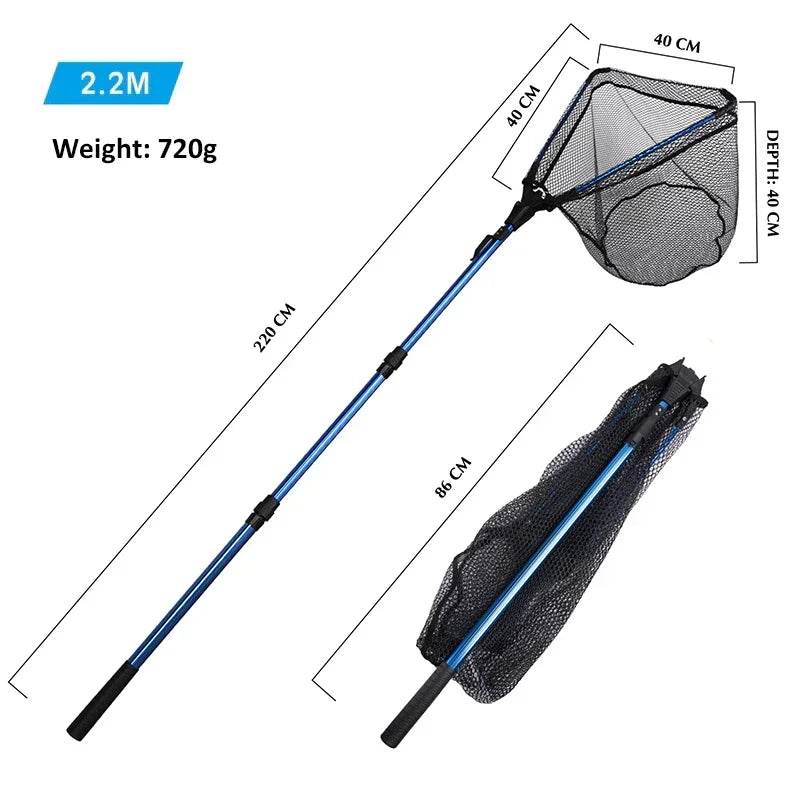 Goture Telescopic Folding Landing Net - Fish & Cheaps | Fishing & Outdoor Gear