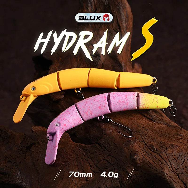 BLUX HYDRAM-S Joint Minnow 70mm – Precision Trout Lure - Fish & Cheaps | Fishing & Outdoor Gear