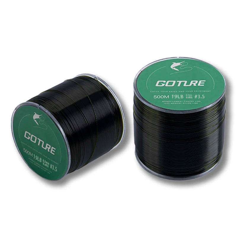 Goture 2PCS 500m Monofilament Nylon Fishing Line - Fish & Cheaps | Fishing & Outdoor Gear