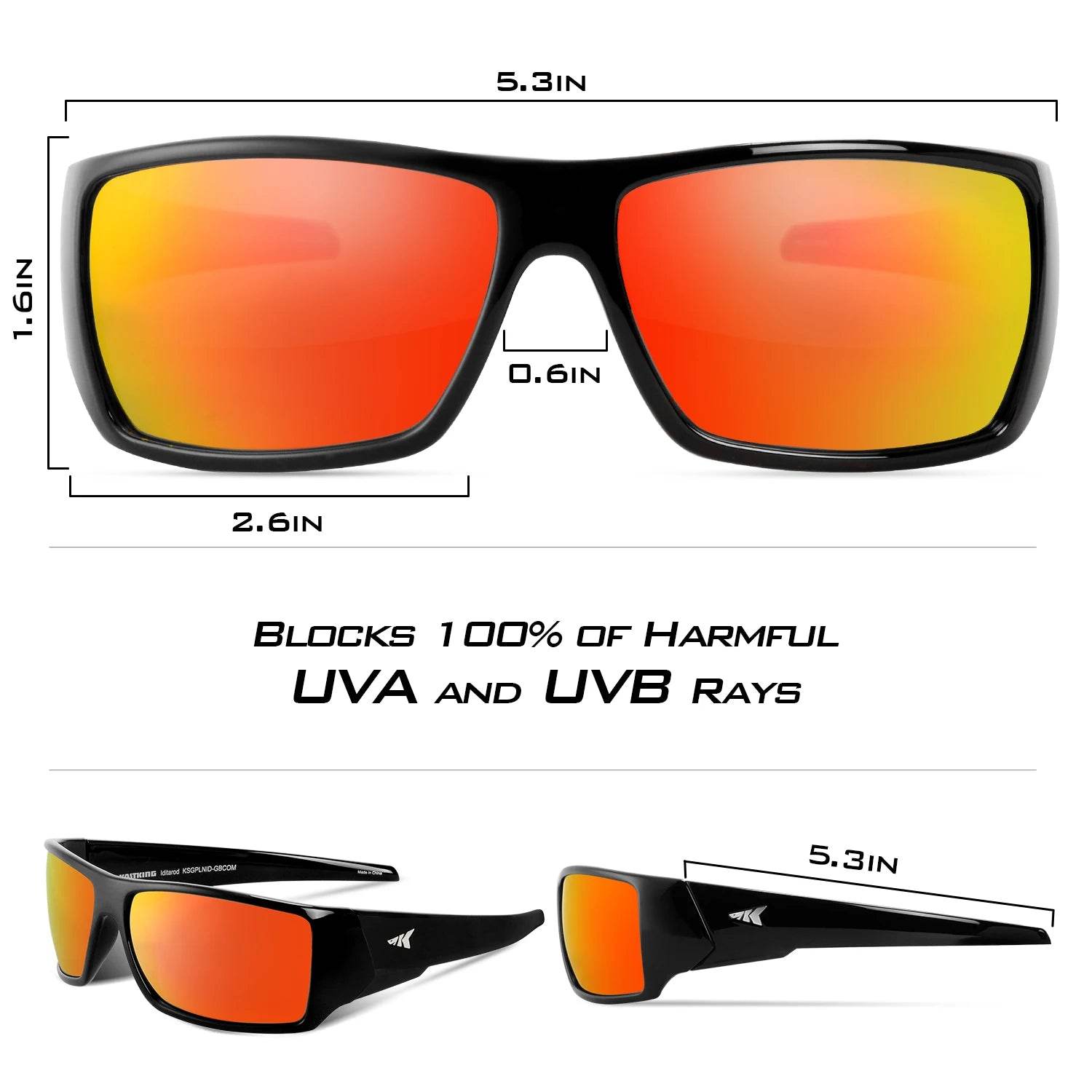 KastKing Iditarod Polarised Sport Sunglasses - Fish & Cheaps | Fishing & Outdoor Gear