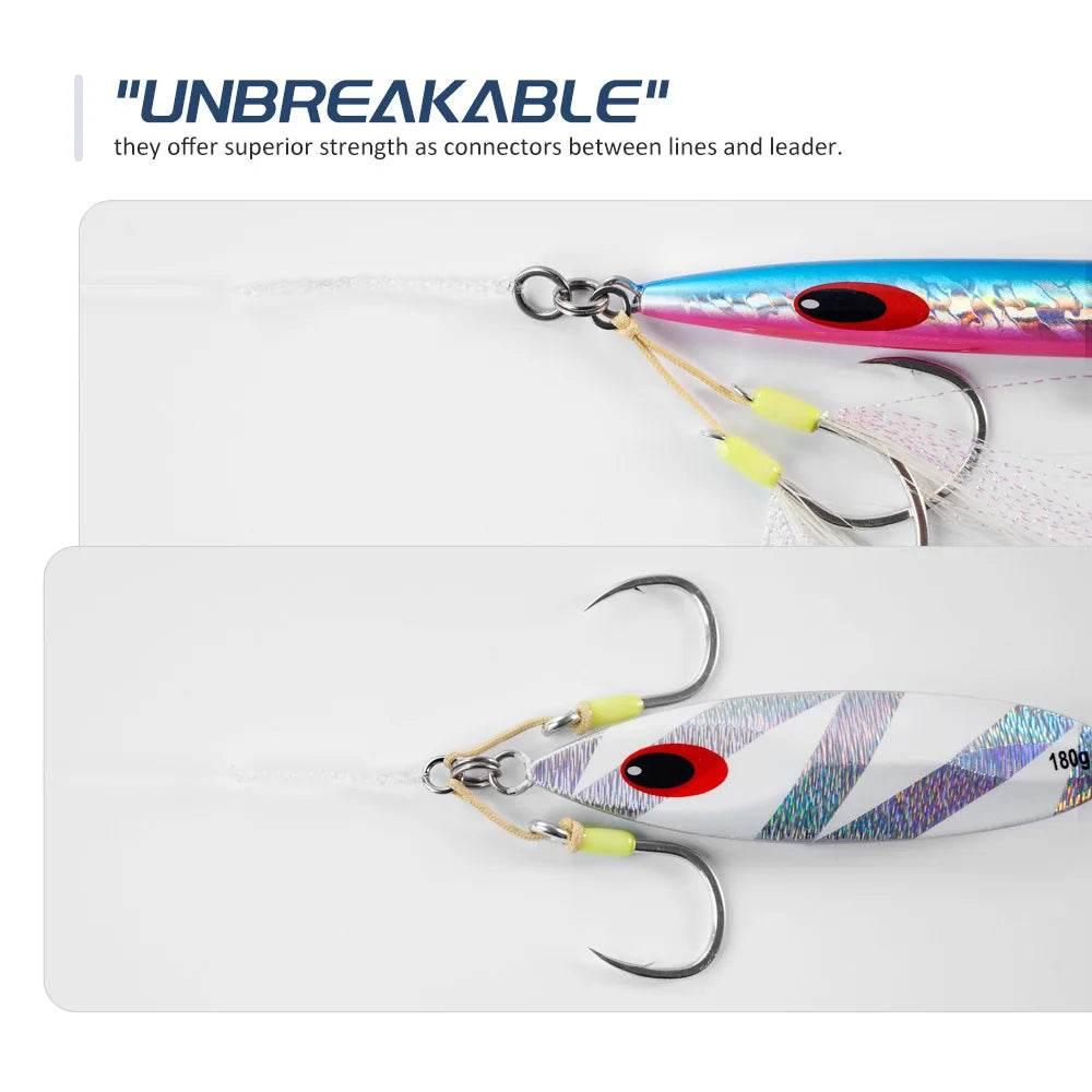 Noeby Heavy Duty Stainless Solid Ring (50 Pack) - Fish & Cheaps | Fishing & Outdoor Gear