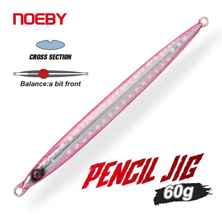 NOEBY Pencil Jig 60g – Versatile Metal Jig - Fish & Cheaps | Fishing & Outdoor Gear