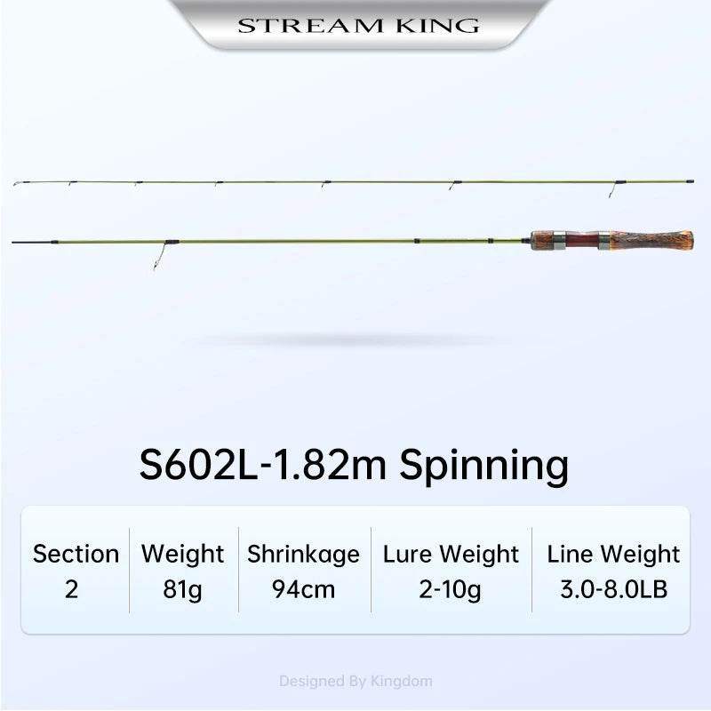 KINGDOM STREAM KING Ultralight Carbon Rod – Travel Perfection - Fish & Cheaps | Fishing & Outdoor Gear
