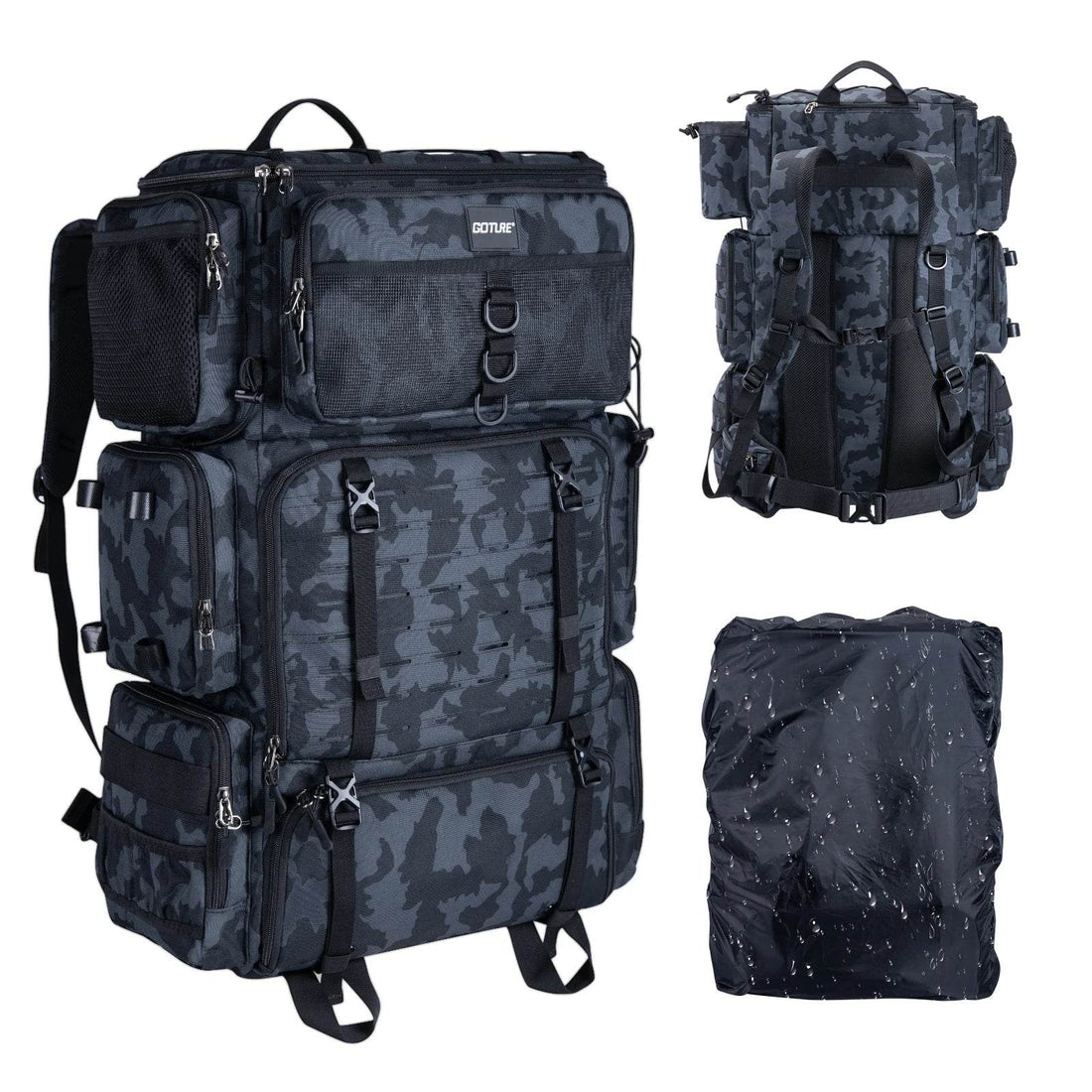 Goture 72L Large Capacity Fishing Tackle Bag - Fish & Cheaps | Fishing & Outdoor Gear