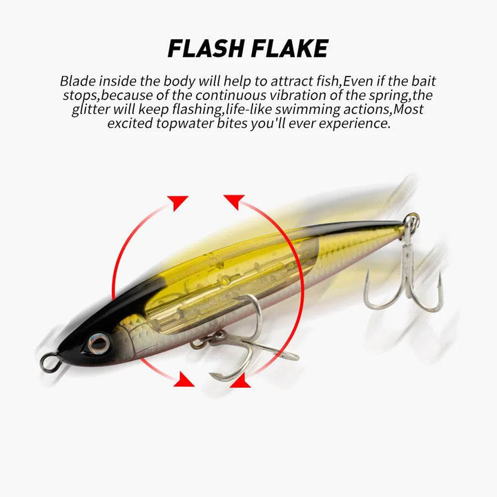 JOHNCOO Topwater Pencil Dog Walker Lure - Fish & Cheaps | Fishing & Outdoor Gear