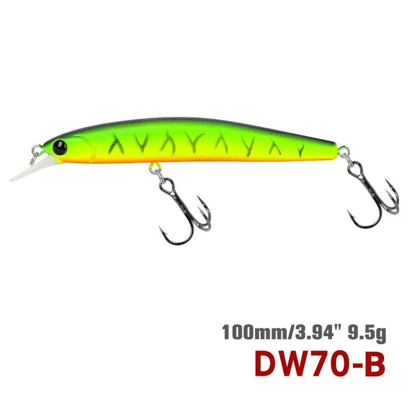TSURINOYA 100SP Suspending Minnow – Precision Jerkbait - Fish & Cheaps | Fishing & Outdoor Gear