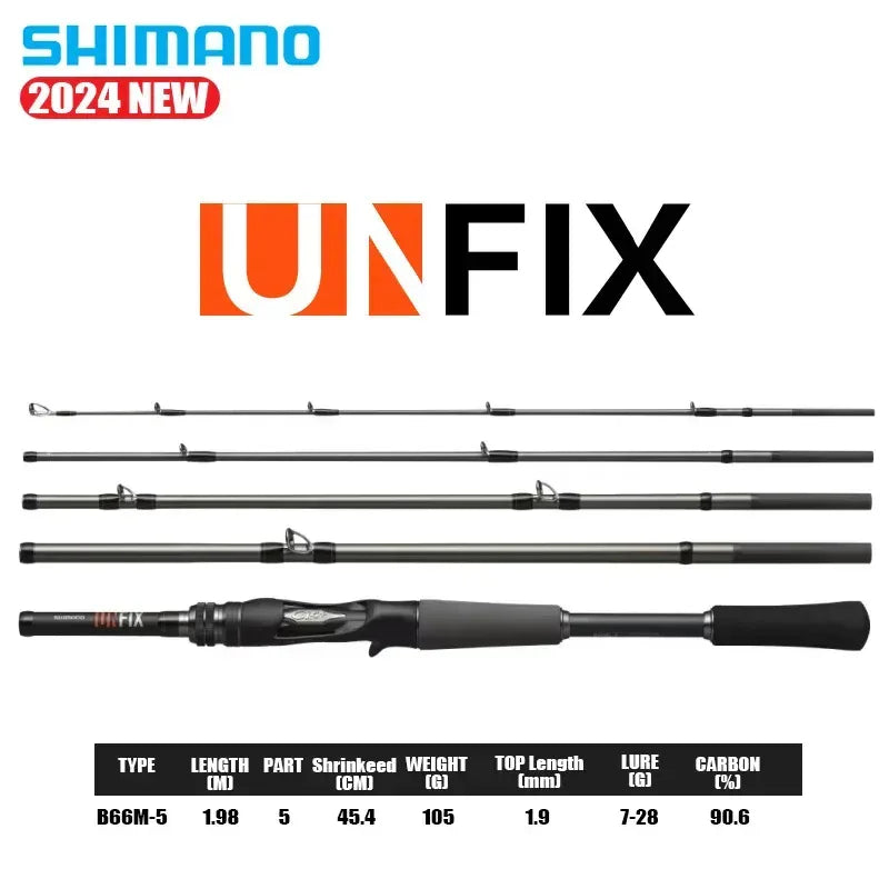 SHIMANO UNFIX Portable Spinning/Casting Rod - Fish & Cheaps | Fishing & Outdoor Gear