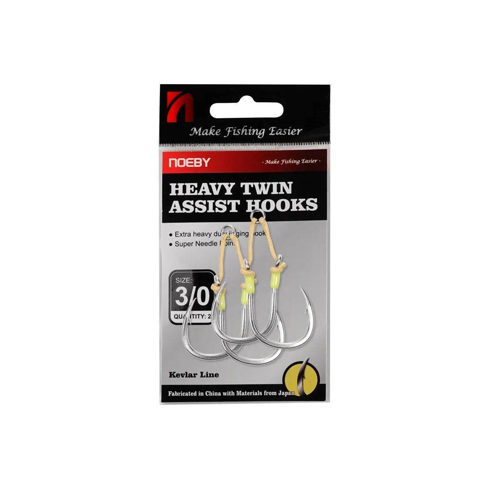 Noeby Heavy Duty Twin Assist Hook - Fish & Cheaps | Fishing & Outdoor Gear