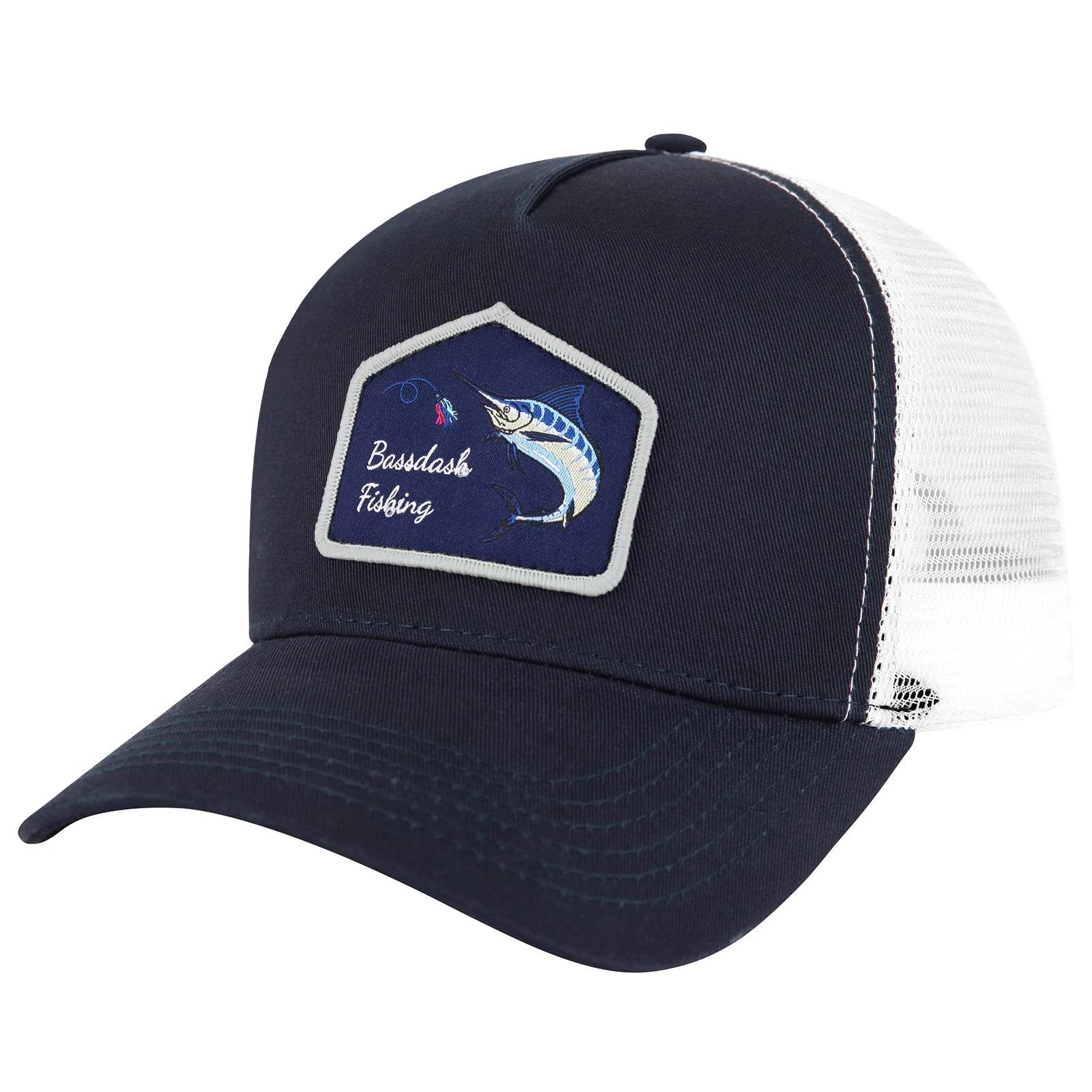 BASSDASH Embroidered Trucker Hat - Fish & Cheaps | Fishing & Outdoor Gear