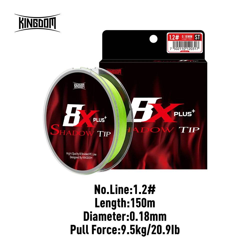 Kingdom Micro Hot 8-Strand Braided PE Line - Fish & Cheaps | Fishing & Outdoor Gear