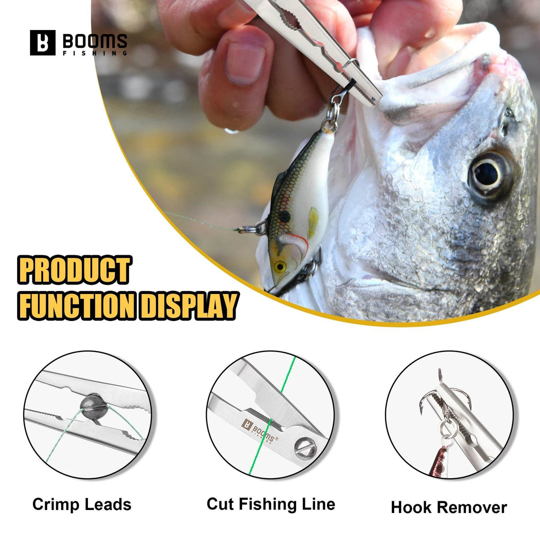 Booms Fishing H06 Multifunction Pliers 20cm - Fish & Cheaps | Fishing & Outdoor Gear