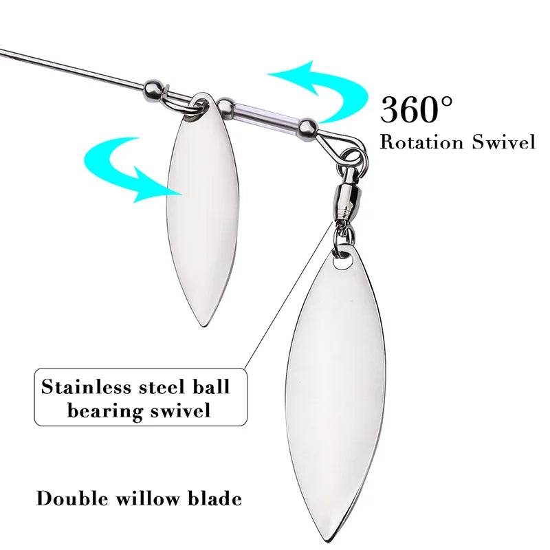 PROBEROS Spinner Bait – Precision Metal Lure - Fish & Cheaps | Fishing & Outdoor Gear