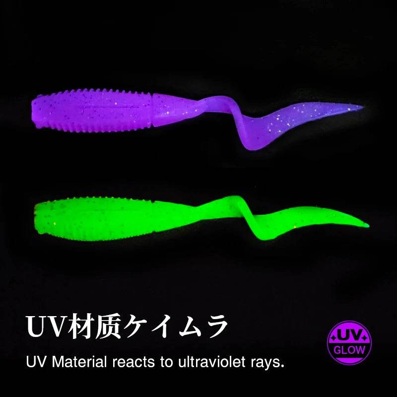 TSURINOYA PULSE Grub Soft Lure 6cm - Fish & Cheaps | Fishing & Outdoor Gear