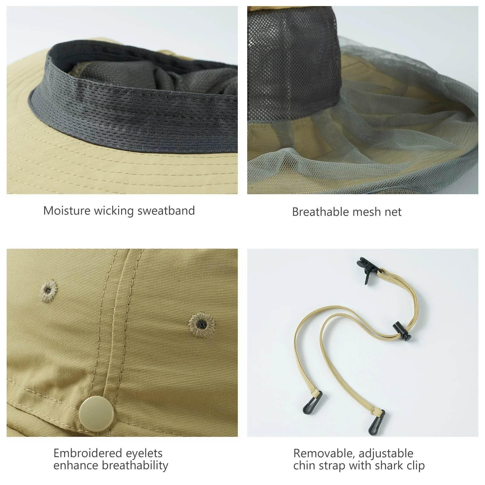 Bassdash UPF 50+ Anti Fly Hat - Fish & Cheaps | Fishing & Outdoor Gear