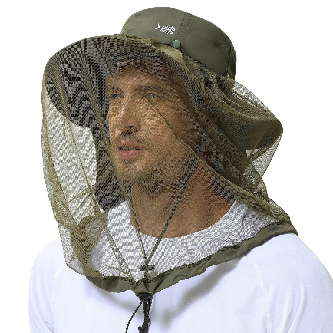 Bassdash UPF 50+ Anti Fly Hat - Fish & Cheaps | Fishing & Outdoor Gear