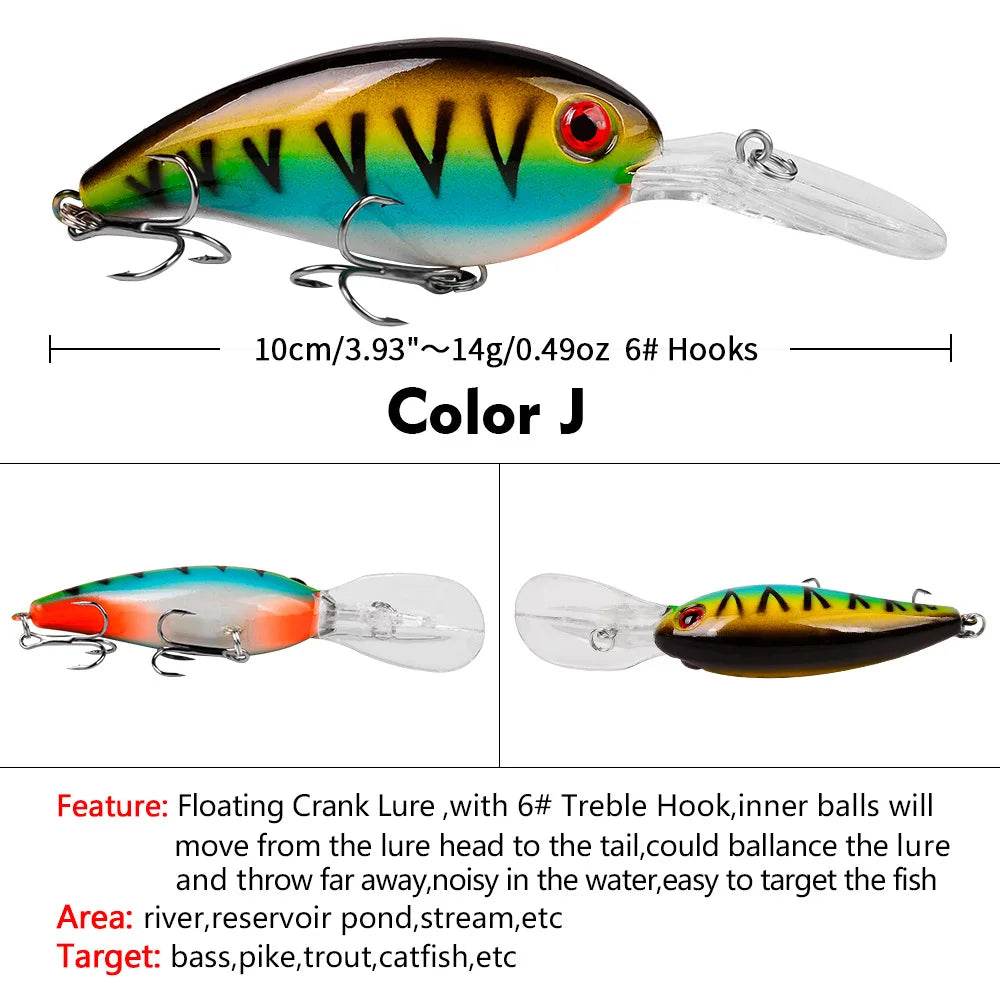 PROBEROS Minnow 10cm Crankbait – Proven Topwater Action - Fish & Cheaps | Fishing & Outdoor Gear