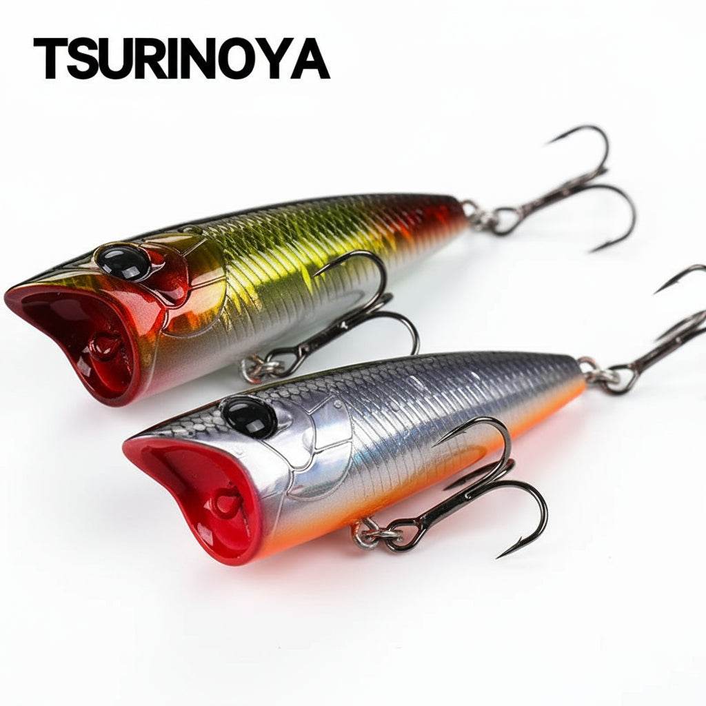 TSURINOYA 70F Popper Ripple – Surface Casting Lure - Fish & Cheaps | Fishing & Outdoor Gear