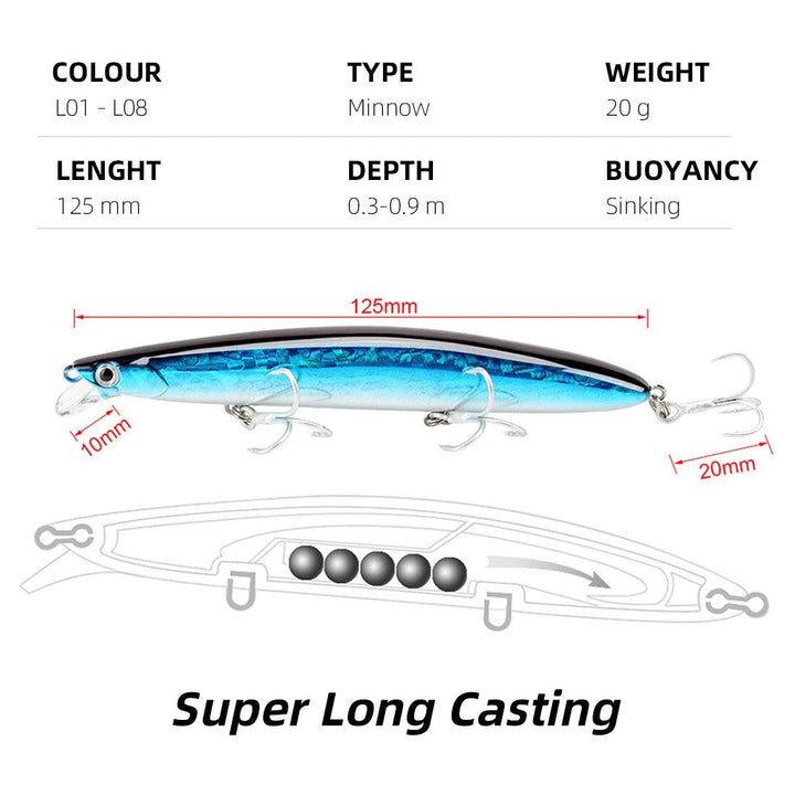 SeaKnight SK008 Minnow Long Casting Lure - Fish & Cheaps | Fishing & Outdoor Gear