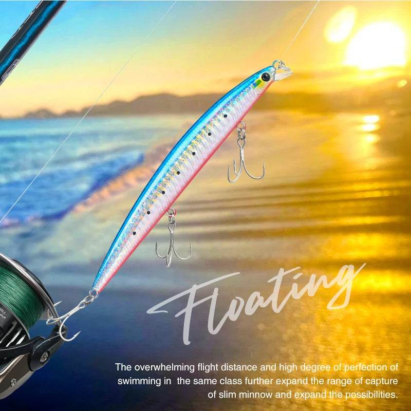 TSURINOYA 125F Ultra Long Casting Slim Minnow - Fish & Cheaps | Fishing & Outdoor Gear